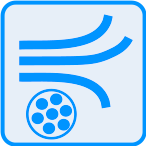 Blowing installation